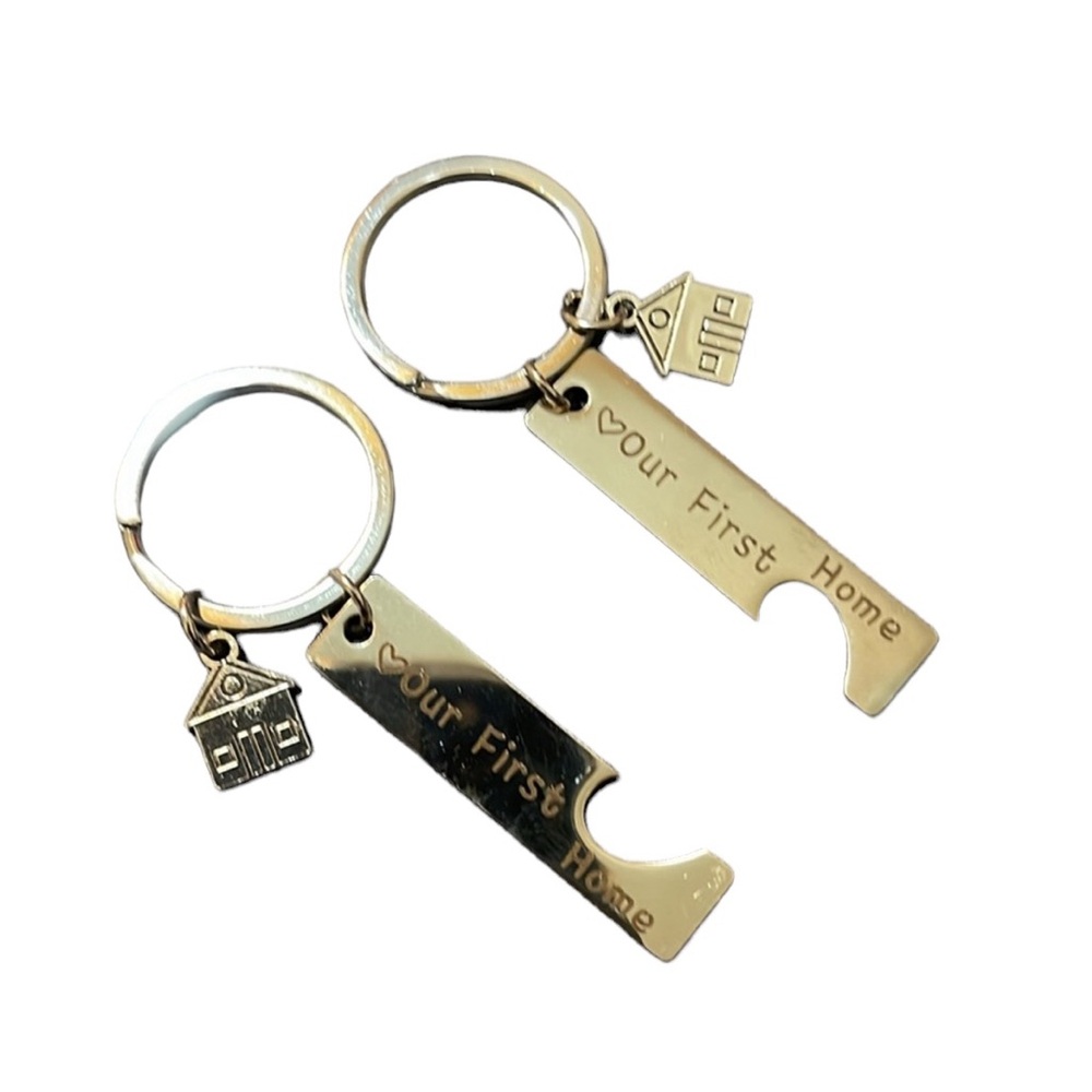 Our First Home Keychain Set